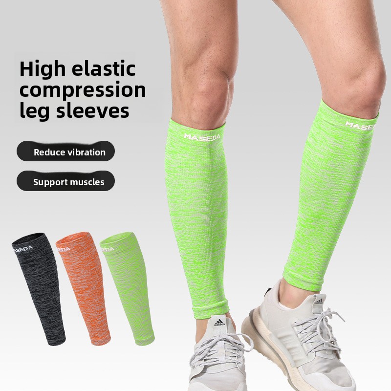 Compression Sleeve Calf - 通気性のある加圧レッグソックス、スポーツ用カーフスリーブ、屋外用、サッカー、バスケットボール、登山、ランニング、サイクリング用サポート。