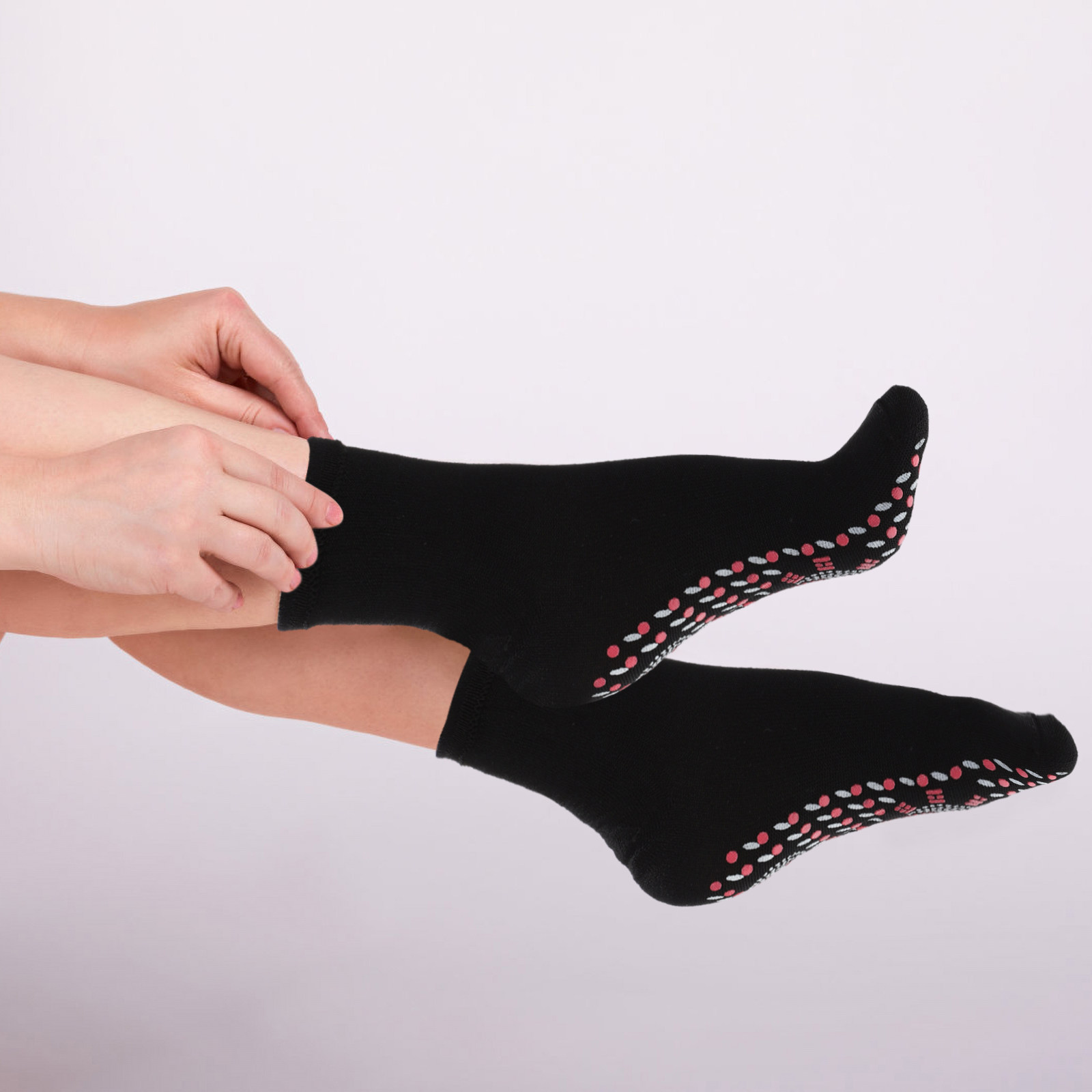 4足セットのあったかソックス。シリコン製の突起が付いたマッサ - Thermal Sock Winter のレビューと価格