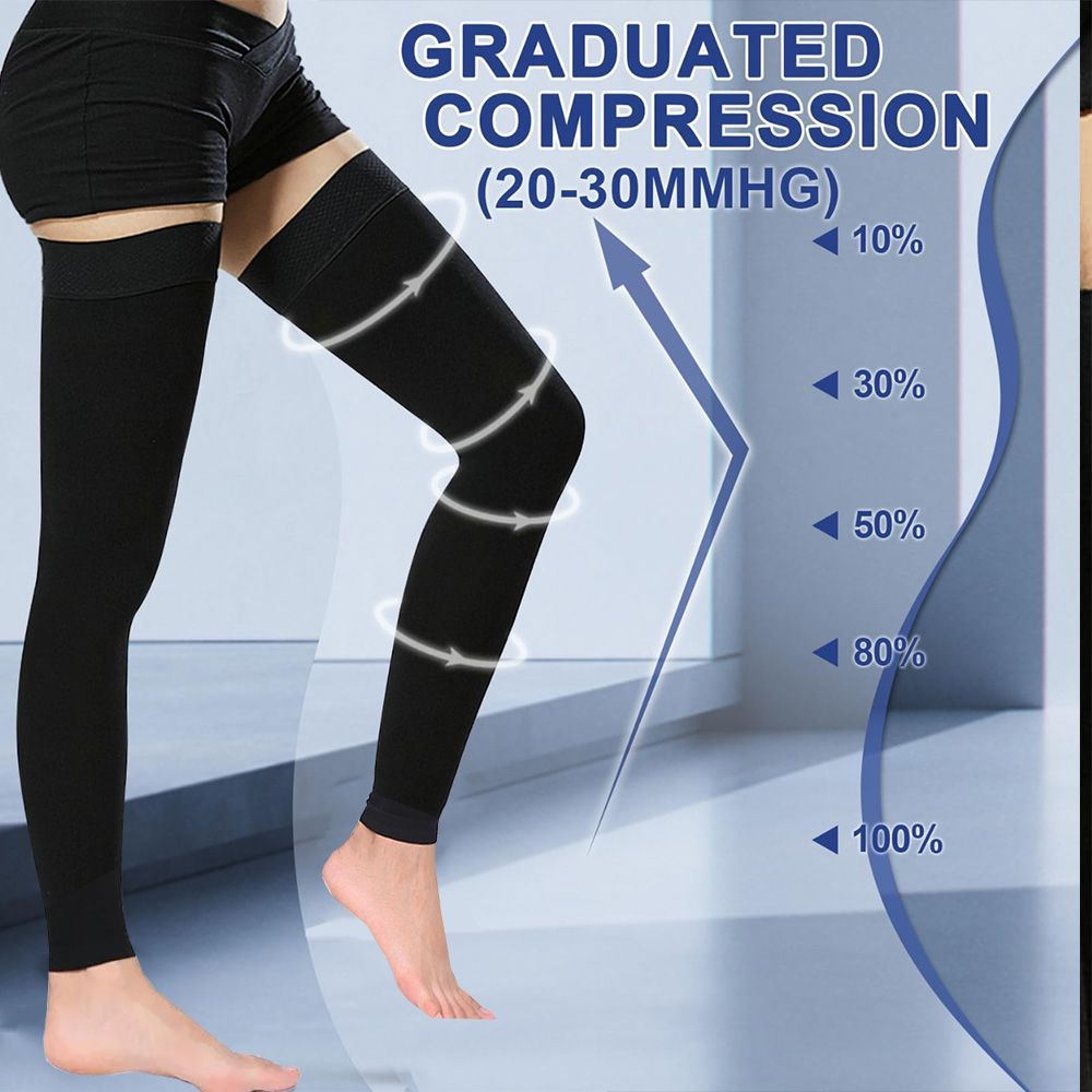 女性用、医療グレードの圧迫ソックス、スポーツやレジャー用の脚 - Compression Sock Medical のレビューと価格