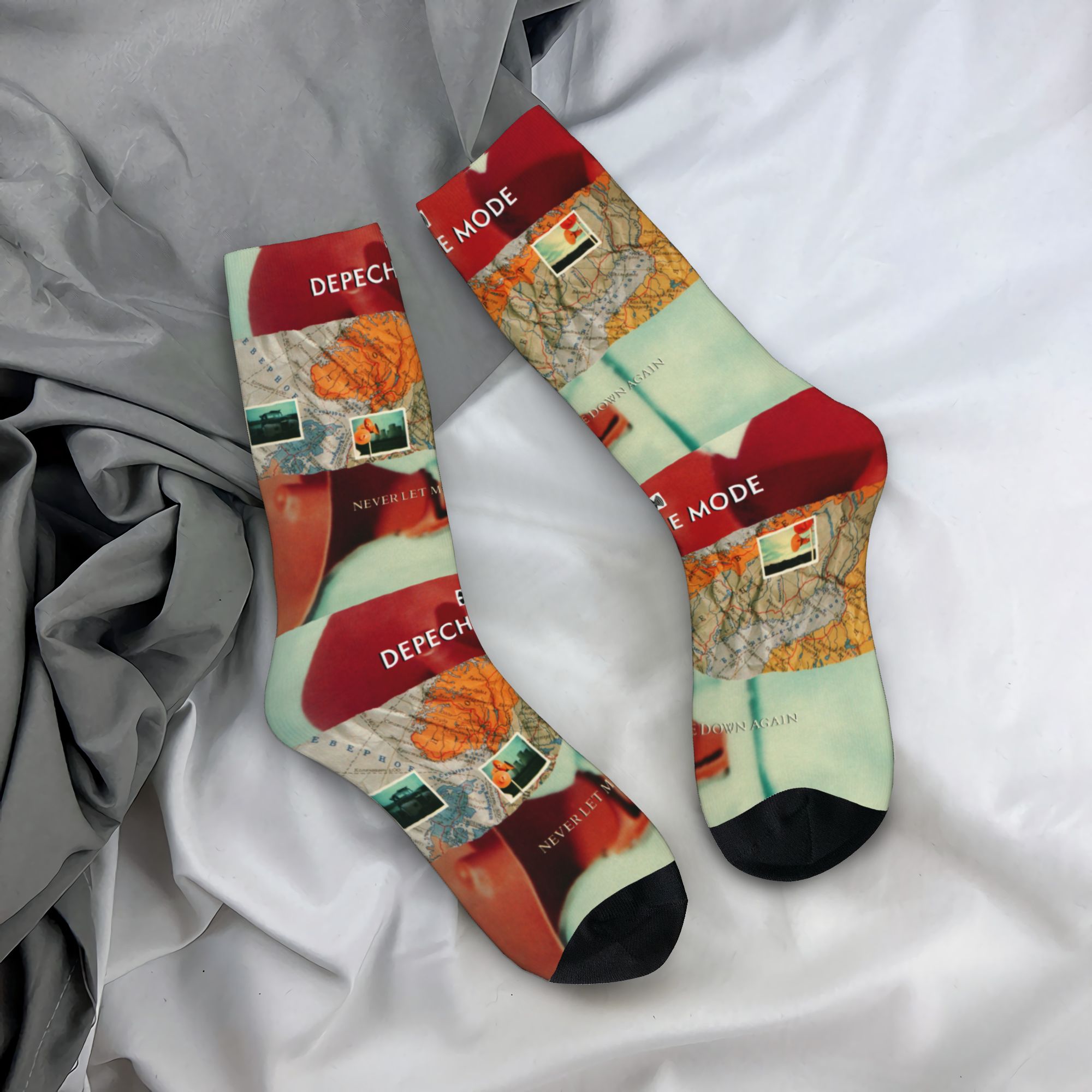 カスタムD-デペッシュクールモード電子ロックドレスソックス  - Dress Sock Men のレビューと価格