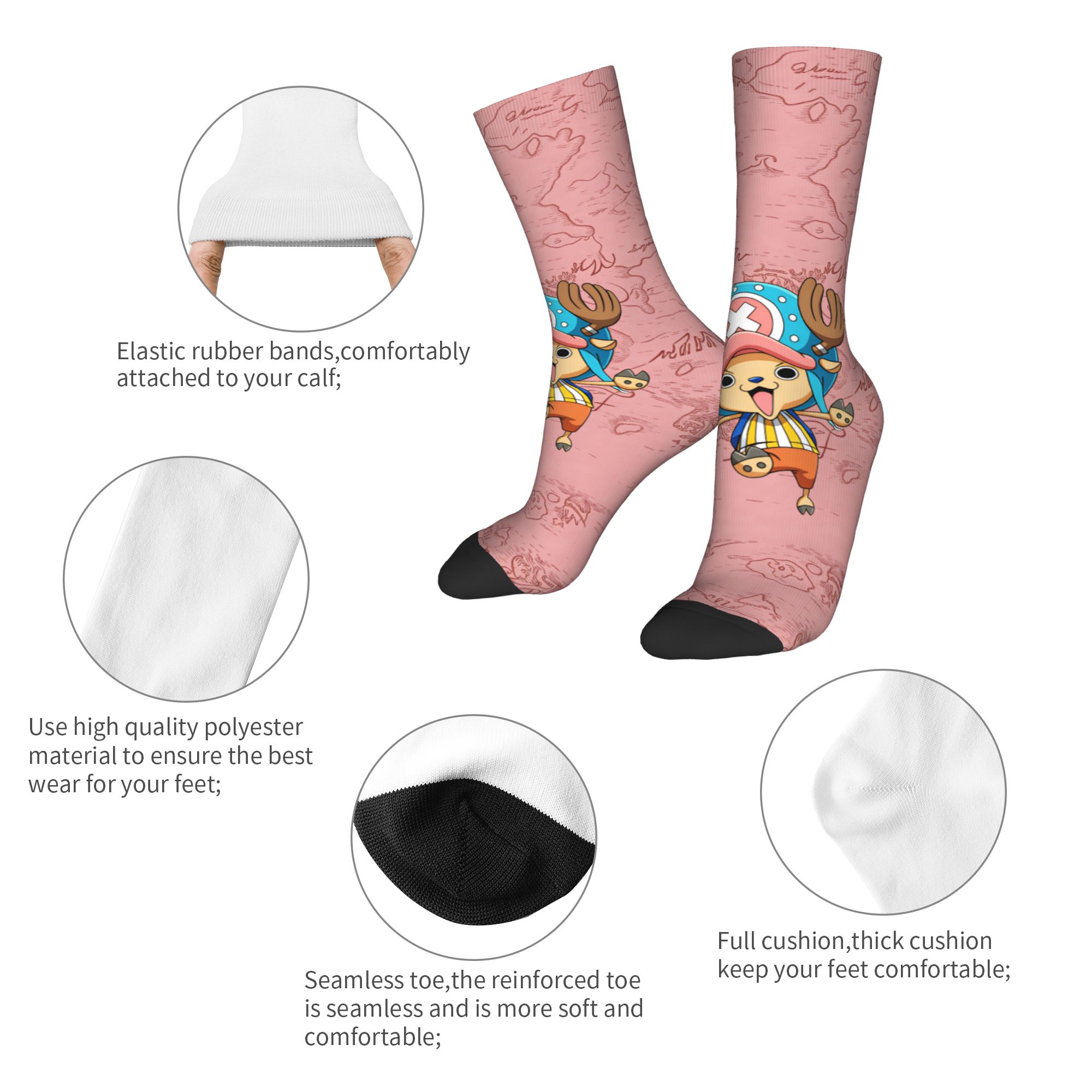 カスタムワンピーストニーチョッパーズドレスソックス男性女性用 - Dress Sock Men のレビューと価格