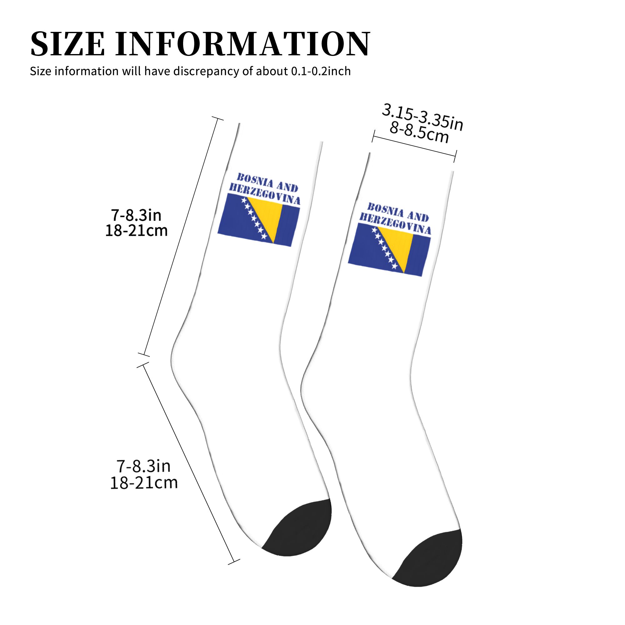 ノベルティメンズボスニア・ヘルツェゴビナ国旗ドレスソックスユ - Dress Sock Men のレビューと価格