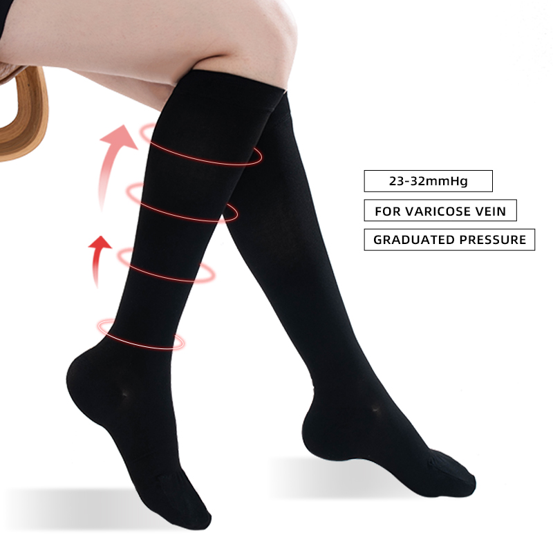 Legbeauty-ユニセックスクローズドトゥ医療圧縮ソック - Compression Sock Medical のレビューと価格