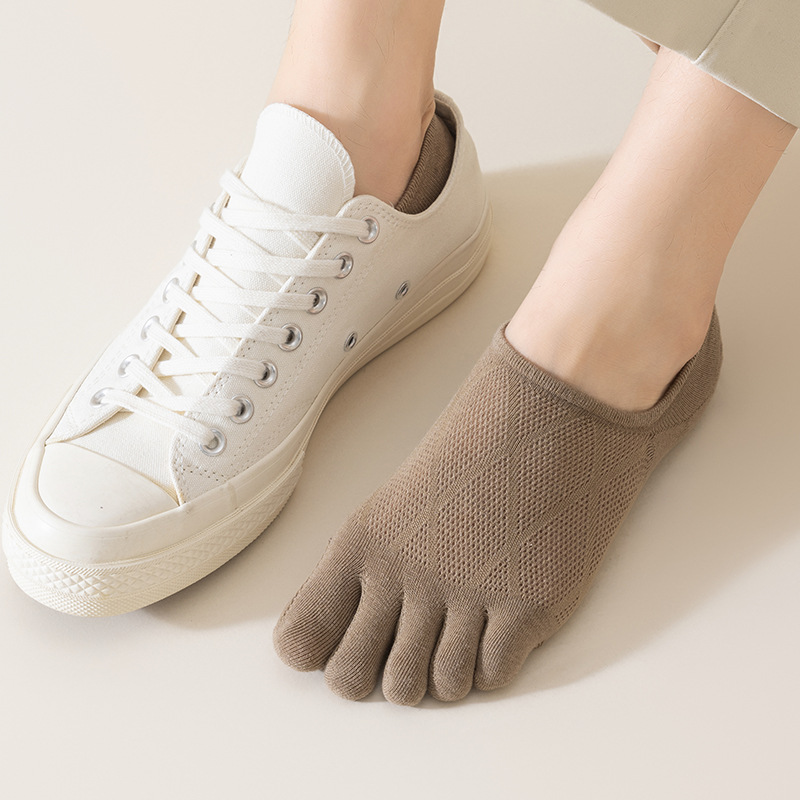 5 ペア夏用 5 本指ソックス メンズ スプリットトゥ ロー - Toe Sock Split のレビューと価格