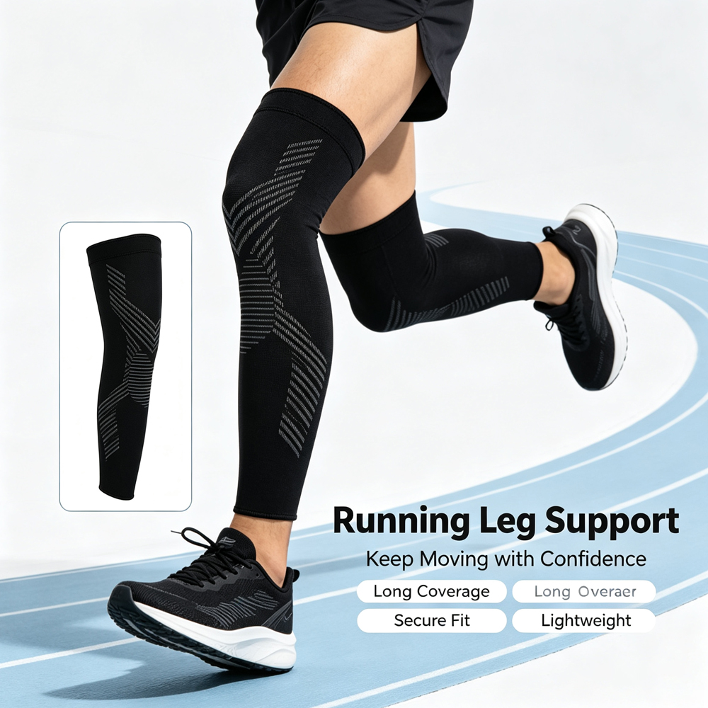 1/2個入り、男性・女性用、長めの膝下用コンプレッションスリ - Compression Sleeve Calf のレビューと価格