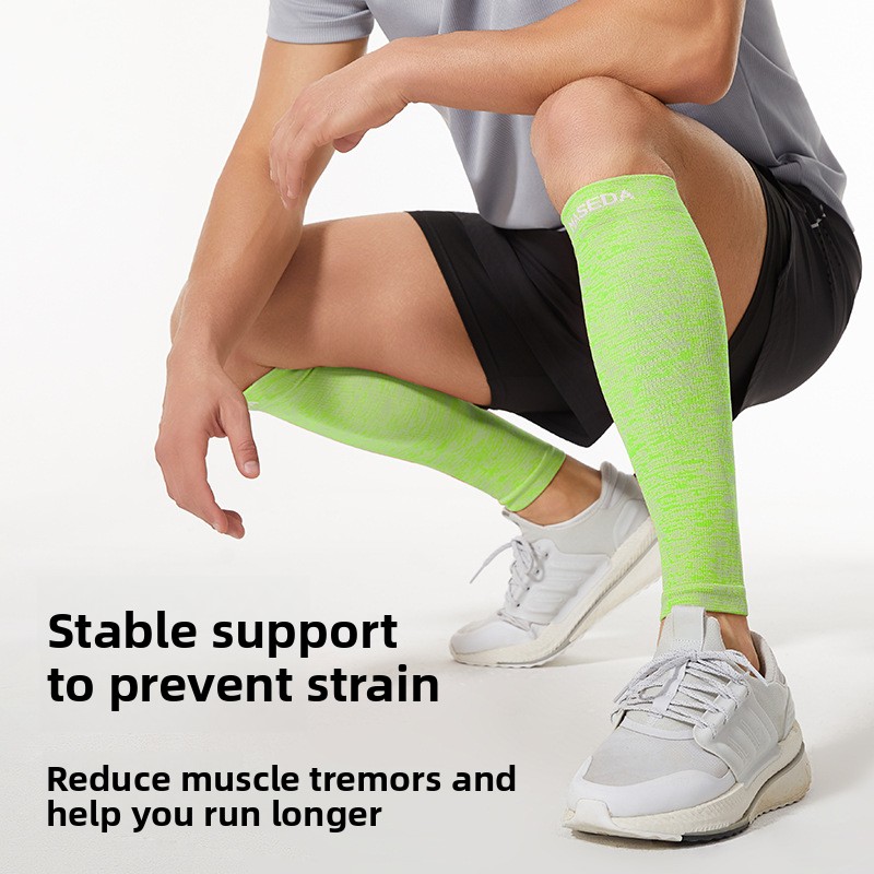 通気性のある加圧レッグソックス、スポーツ用カーフスリーブ、屋 - Compression Sleeve Calf のレビューと価格